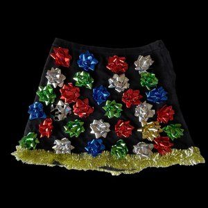 Planet Gold Juniors Bow-Embellished Sweat Black